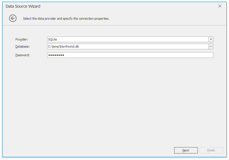 DataSourceWizard_SQLite