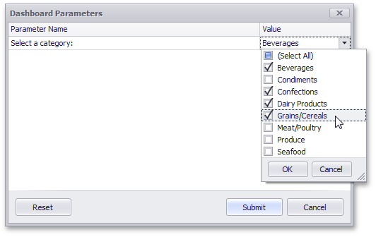 ParameterFilterTutorial_DashboardParametersDialog