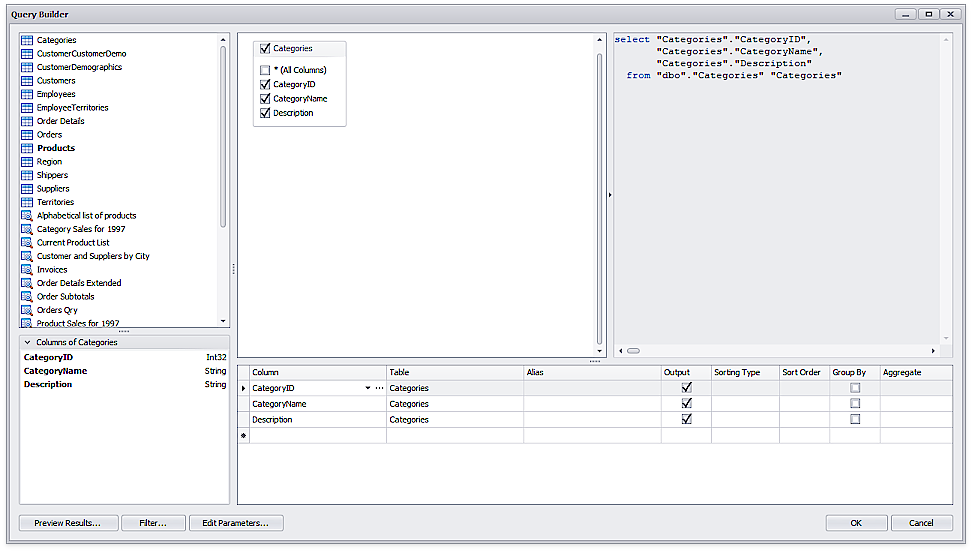 ParameterFilterTutorial_QueryBuilder