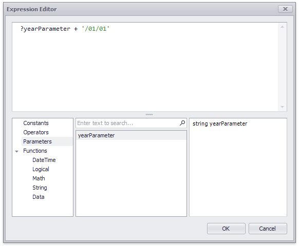 PassingParameterToQuery_ExpressionEditor